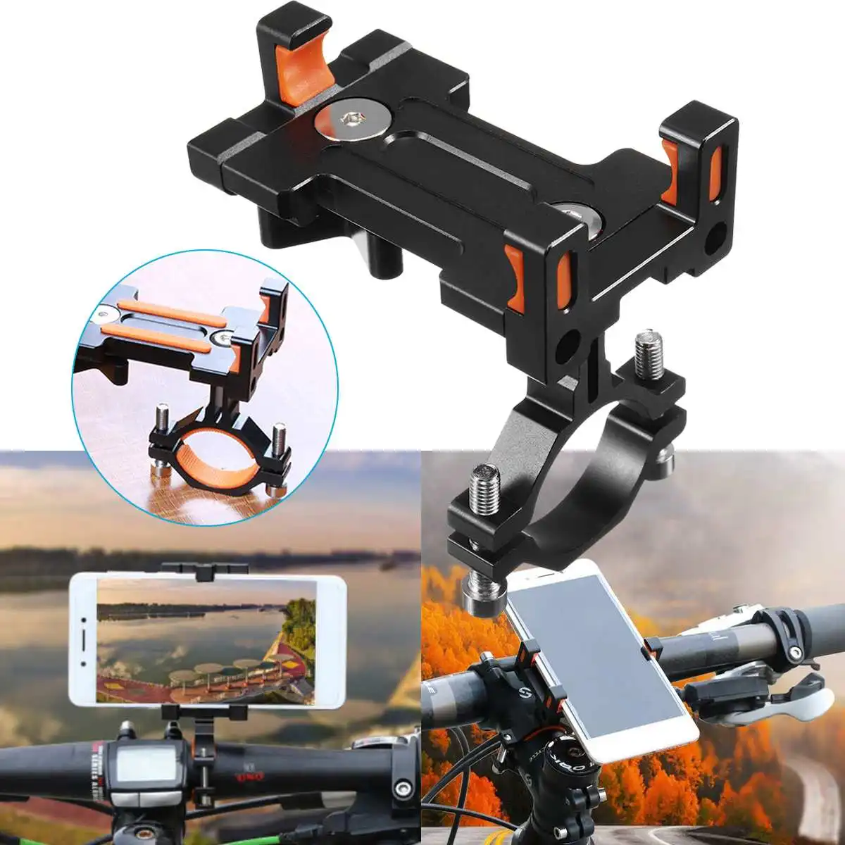 Универсальный держатель для мобильного телефона MTB Bike из алюминиевого сплава с