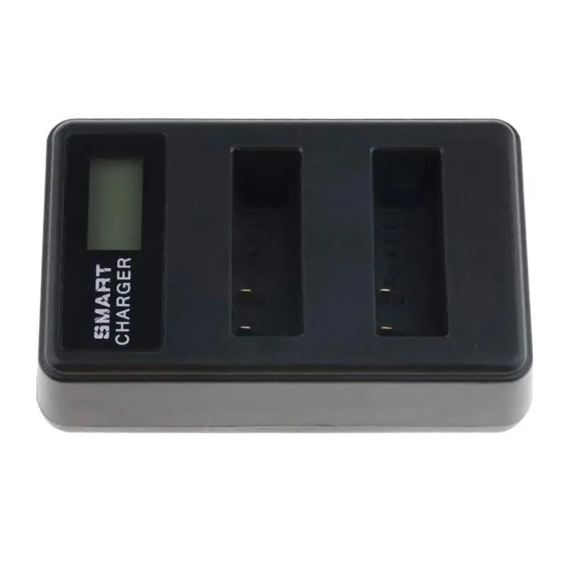 AZ16-1 ЖК-дисплей двойной USB зарядное устройство для Xiaomi Yi экшн-камера зарядка