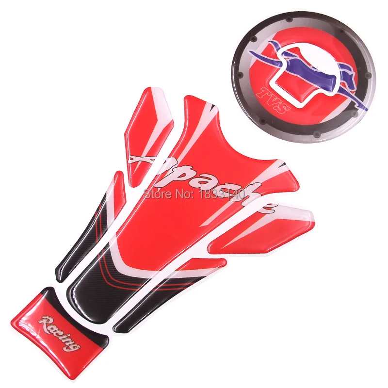 NEW 1Set Motorcycle Tank Pad Protector Sticker for TVS APACHE MJL-030 | Автомобили и мотоциклы
