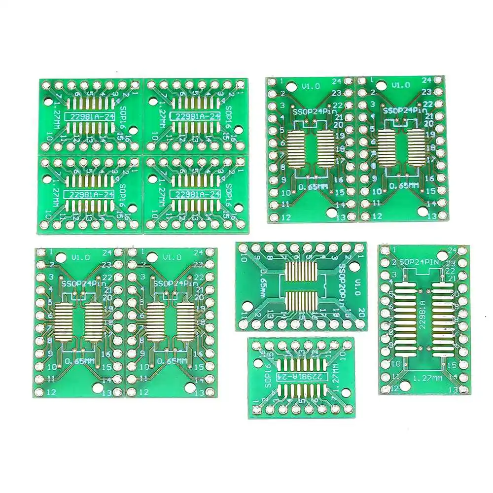 LEORY 35 шт. 7 значений каждая 5 печатных плат набор SMD поворачивается к DIP SOP SSOP TSSOP 23 8 10