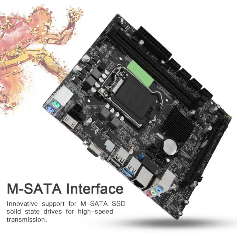 H110 LGA1151 DDR4 профессиональная материнская плата для компьютера основная поддержка