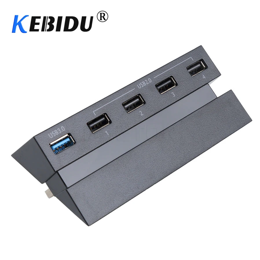 USB концентратор Kebidu адаптер высокоскоростной 5 портов 3 0 1 + 4 2 для Sony PS4 Playstation