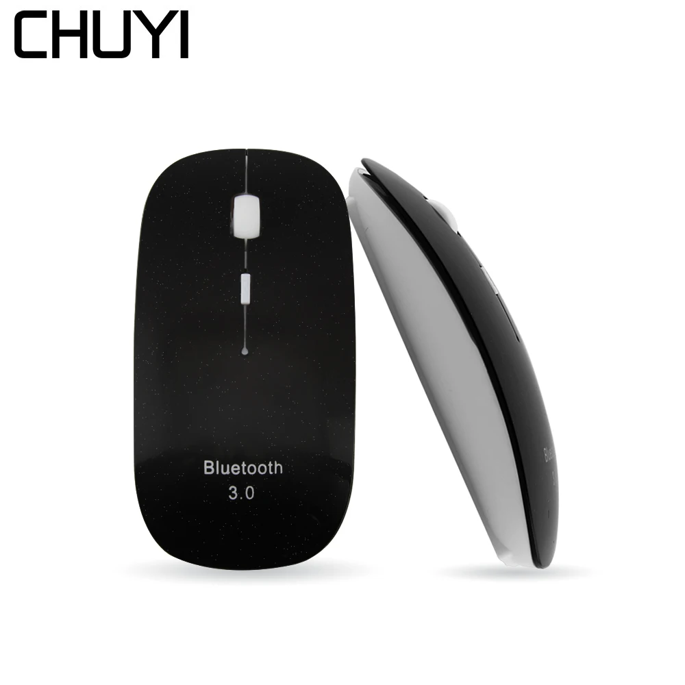 Беспроводная ультратонкая оптическая игровая мышь CHUYI Bluetooth 3 0 1200DPI с адаптером 4