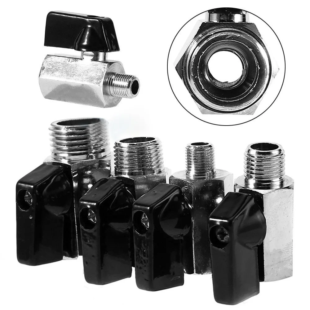 Мини латунный шаровой клапан 1/2 &quot3/8&quot 1/4 &quot1/8&quot мужской/женский нитки для