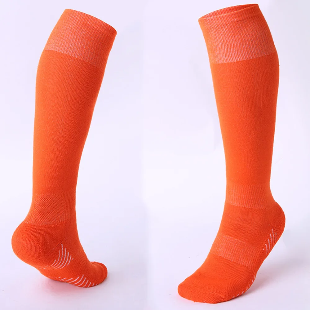 Однотонные детские носки для движения плотные Гольфы с полотенцем удобные
