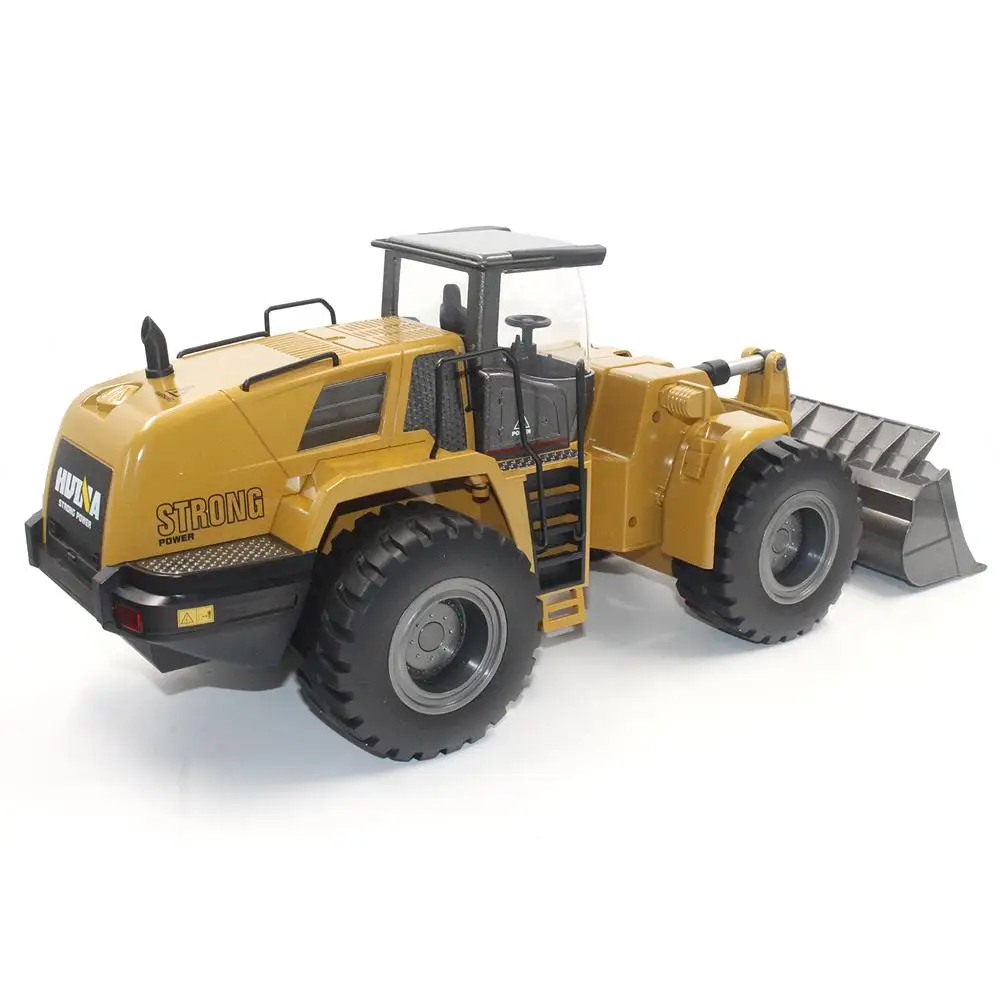 HuiNa Toys 583 4 8 в 6 каналов 1/18 км/ч RC металлический бульдозер зарядка автомобиль