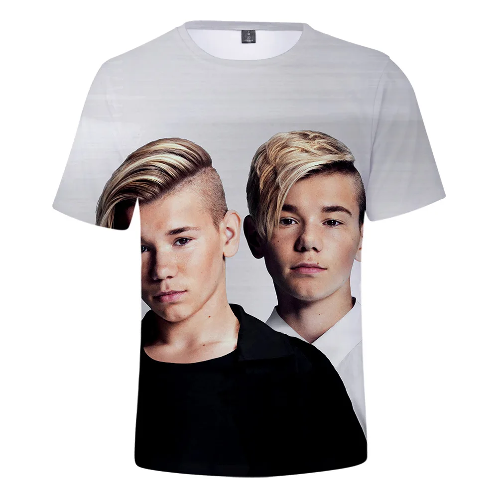 Футболка Marcus and Martinus с 3D принтом женская мужская Harajuku футболка оверсайз графикой