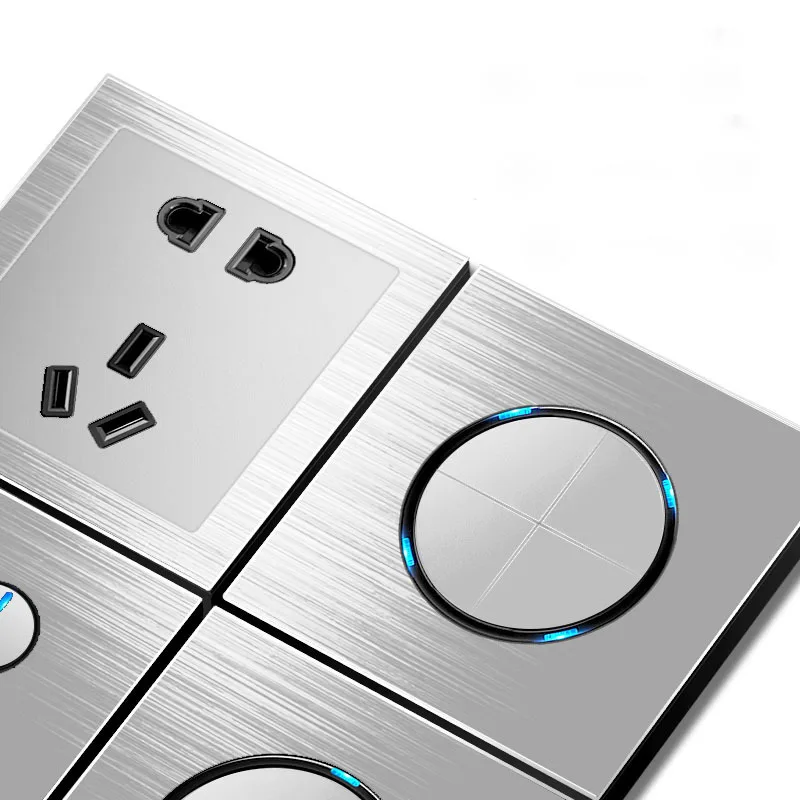 Розетка из алюминиевого сплава 86 видов Европа Великобритания Германия Франция