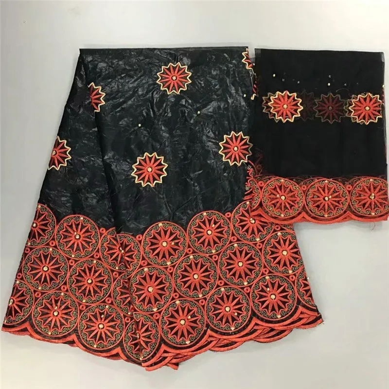 Hot sale flower and circle pattern with golden beads Satin Fabric 2 yards Net Lace HLB12 Free shipping nice WAX lace | Дом и сад