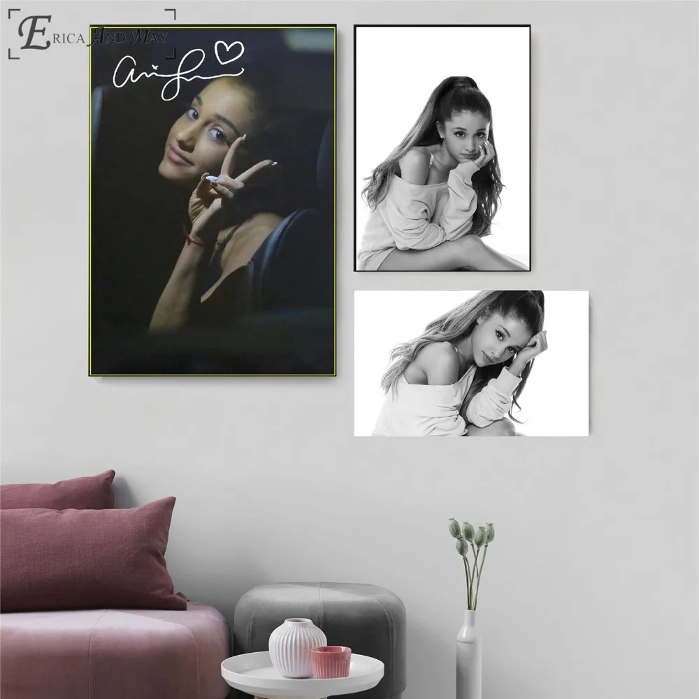 Портретные фотографии Ariana Grande Картина на холсте настенные картины домашний