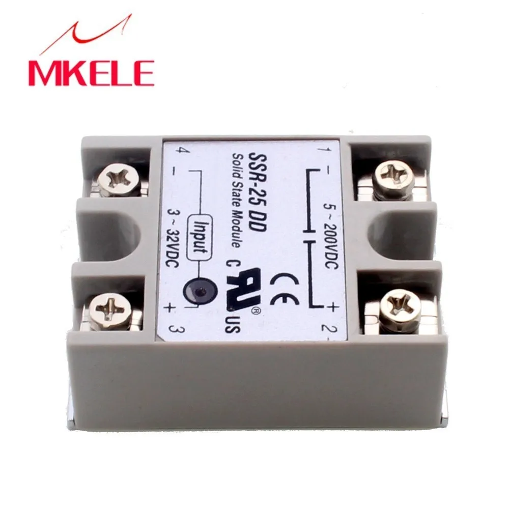 IMC Горячий Новый пластиковый металлический твердотельный реле SSR DC 25A 3 32VDC/5 60VDC|ssr