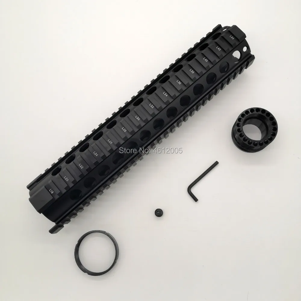 12 дюймов M4 M16 бесплатно поплавок Quad Rail ar 15 тактическая ствольная накладка