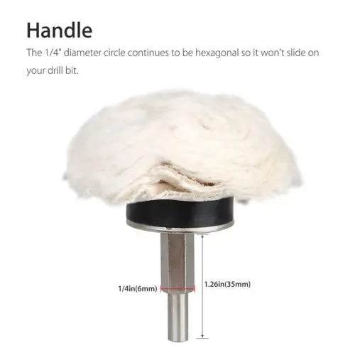 4 шт./компл. хлопок колодки полированное шлифовальное колесо Диски Автомобиль