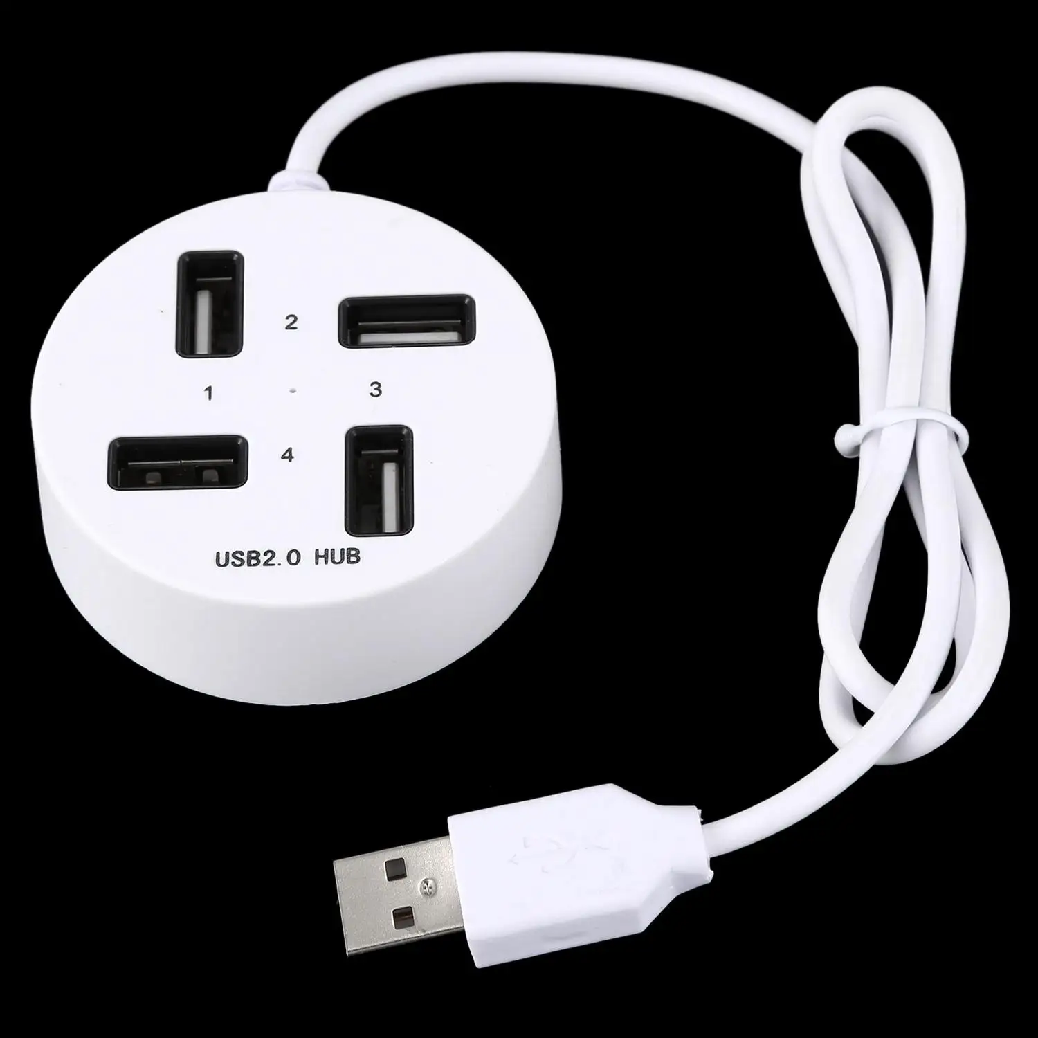 Топ Usb2.0 концентратор один для четырех Usb портов круглый сплиттер | Электроника