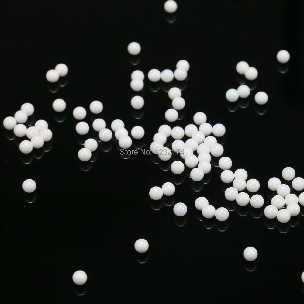 

7/64" 2.778mm ZrO2 Zirconia Oxide Ceramic Ball G10 100pcs for valve ball,bearing, homogenizer,sprayer,pump 2.778mm ZrO2 ball