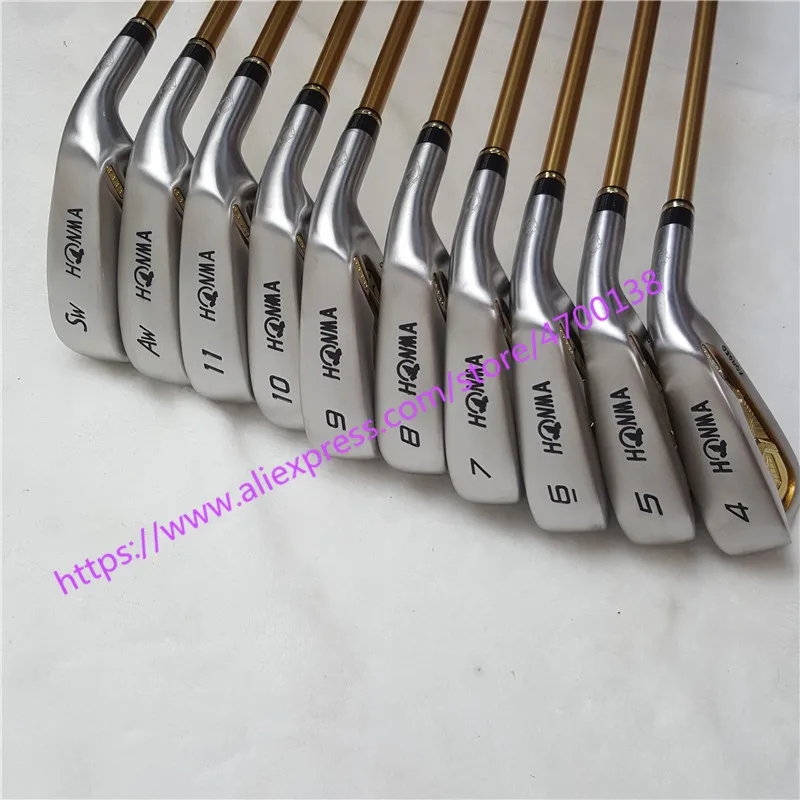 Новый Golf Club HONMA S-05 4 звезды 4-11. S/10 шт. набор утюгов для гольфа с бесплатной крышкой