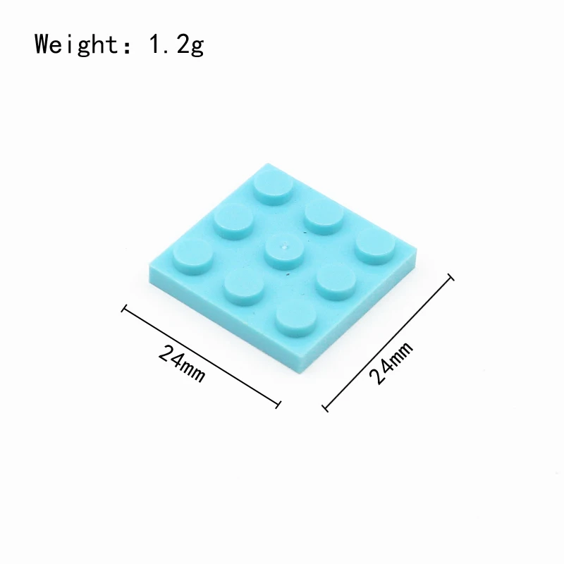 Пластина 3x3 игрушка сделай сам для детей строительный блок мини пластина