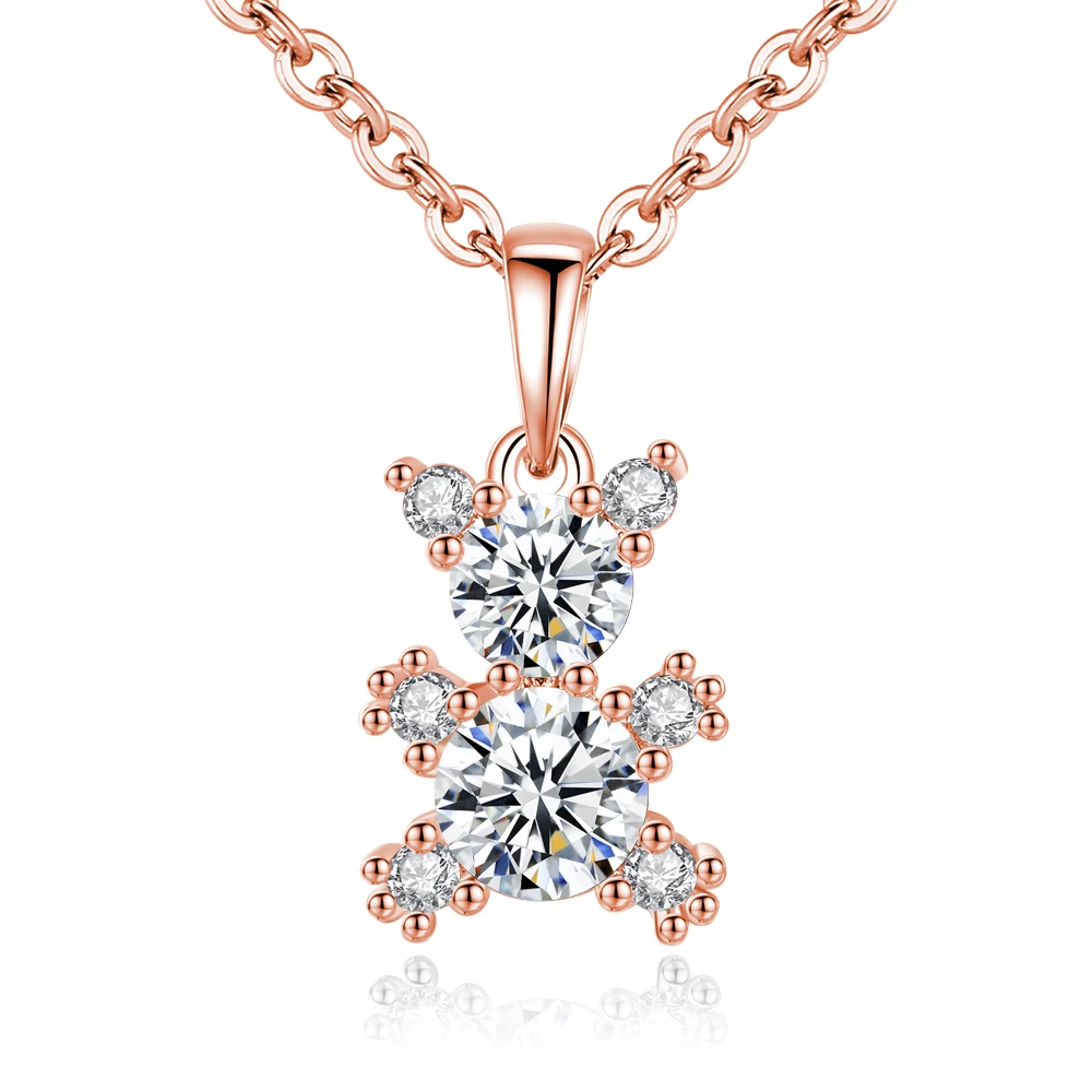 Simple Bear Necklace Hot Selling Personality Micro Zigzag Pendant Jewelry | Украшения и аксессуары