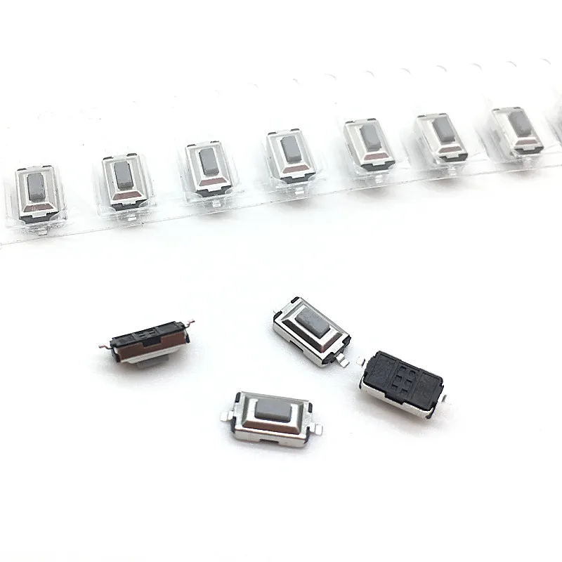 50 шт. высокое качество 3*6*2 5 мм H 3x6x2 SMD белый красный серый кнопочный переключатель