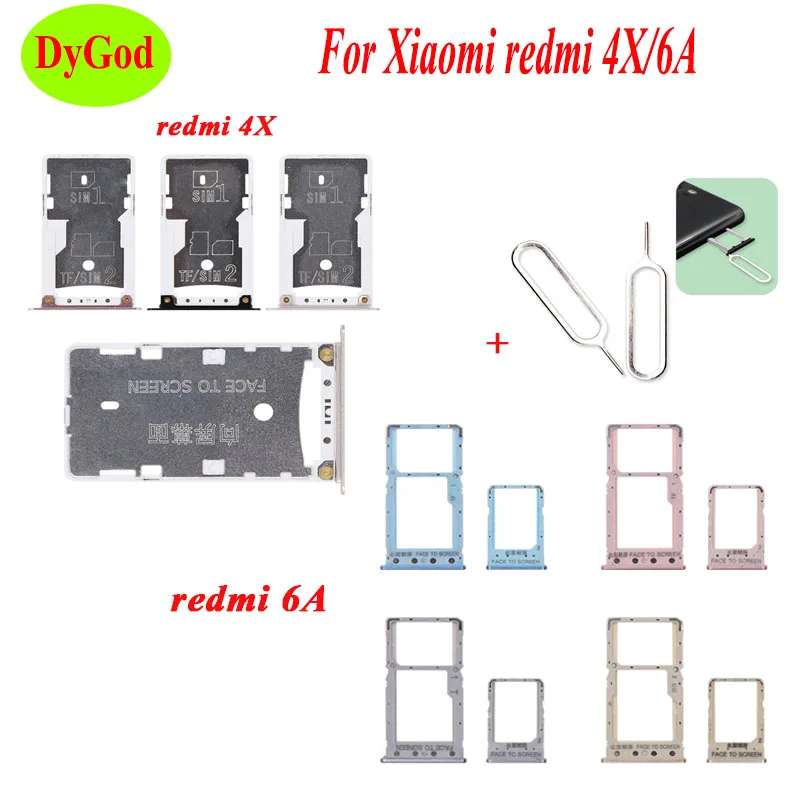 Держатель лотка для SIM карты Xiaomi redmi 4X Nano ремонтные аксессуары 6A держатель слота с