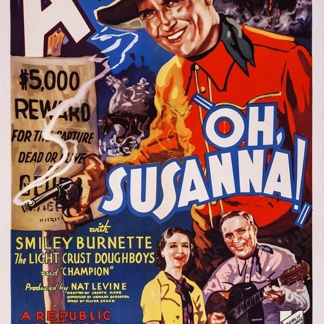 О Susanna! Американский Постер: Gene Autry низ: Frances Grant 1936 Movie Poster Masterprint (24x36) - купить по