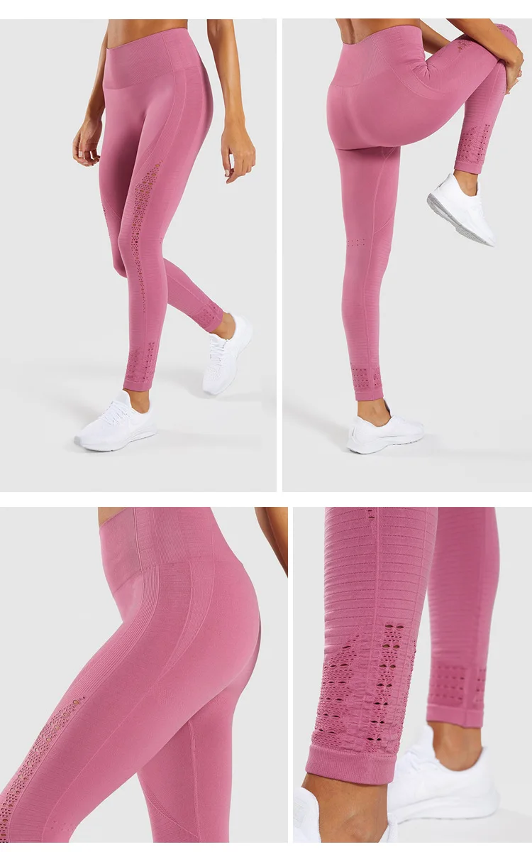 Леггинсы женские бесшовные с высокой талией Повседневные Удобные брюки широким