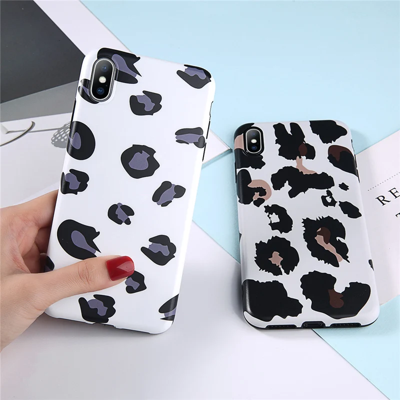 Lovebay чехол для телефона iPhone 6 6s 7 8 Plus X XR XS Max Модный Леопардовый принт цветной