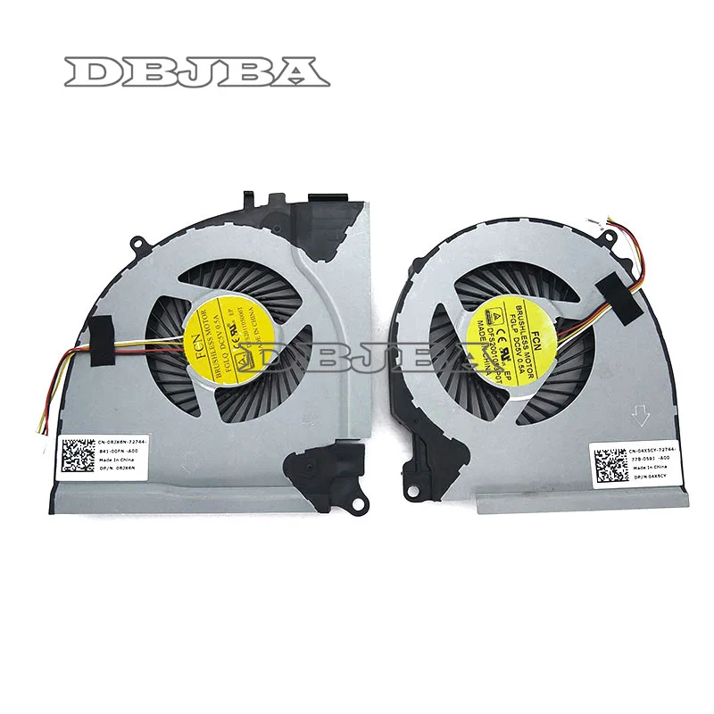 

2pcs NEW DP/N:0RJX6N DP/N:04X5CY CPU FAN FOR DELL Ins15P-1548 7000 7557 7559 CPU COOLING FAN