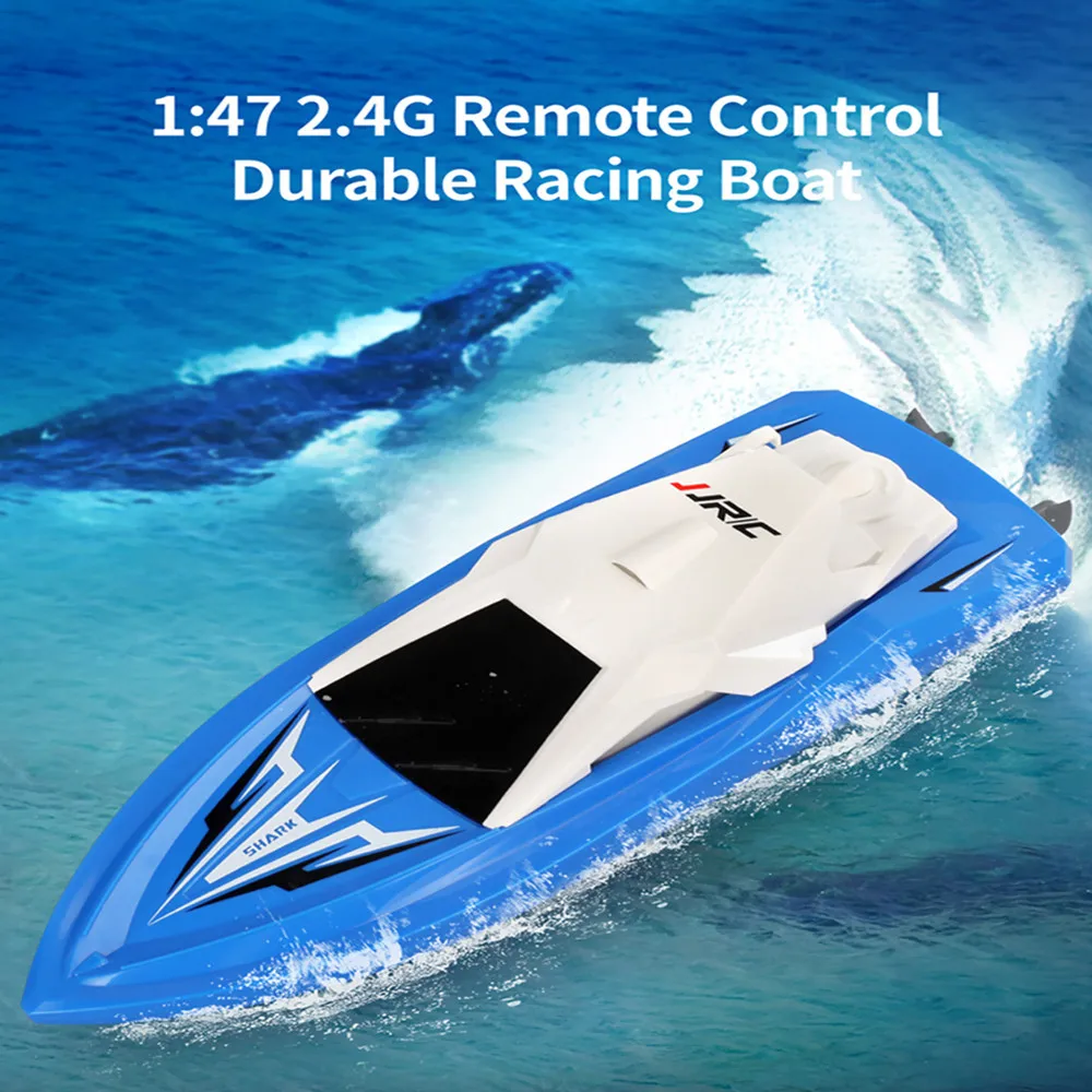 Водонепроницаемый JJRC S5 RC лодки 1:47 2 4G Ультра длинная выносливость пульт