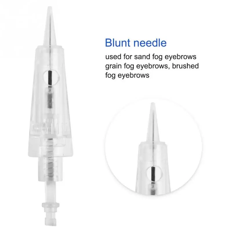 6 типов полуперманентных картриджей для тату бровей микро-иглы одноразовые