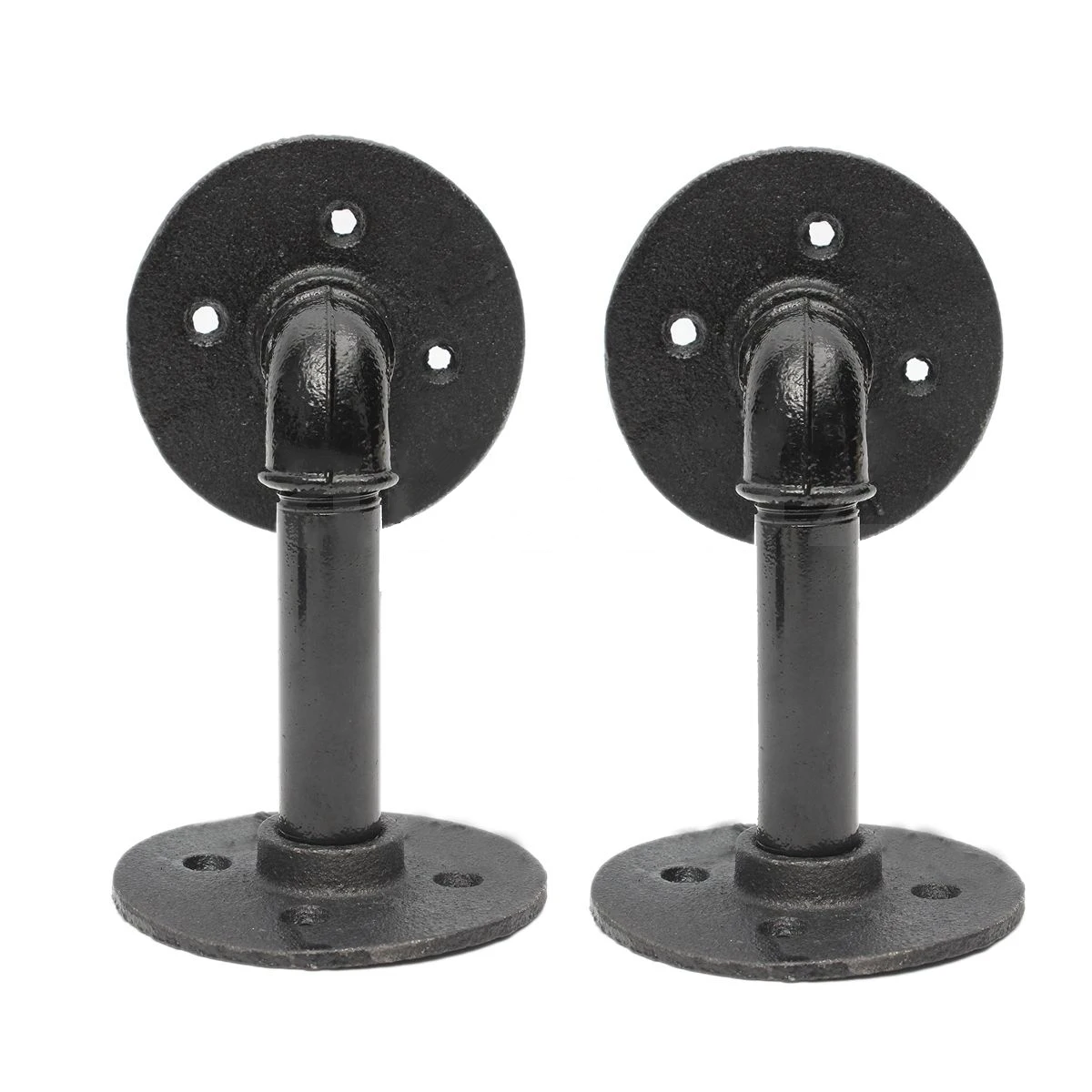 2 шт. железная полка с трубами доска настила держатель кронштейнов DIY для