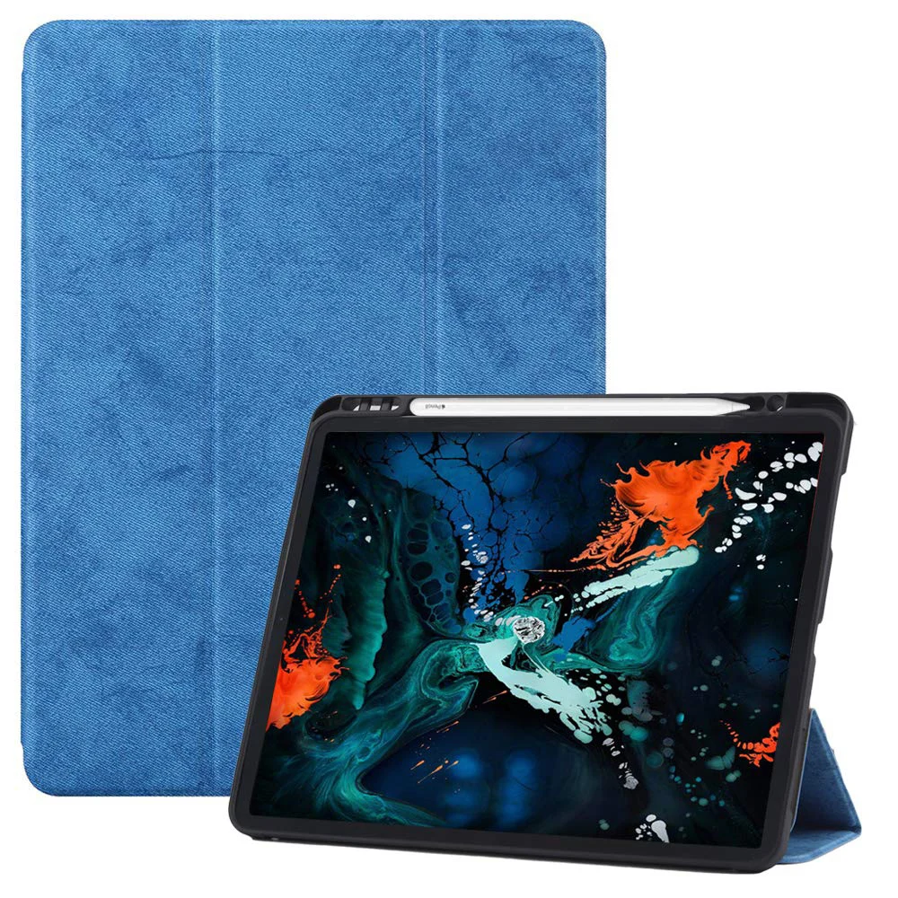 Чехол для Apple iPad Pro 11 2018 с держателем карандашей умная кожаная Магнитная подставка