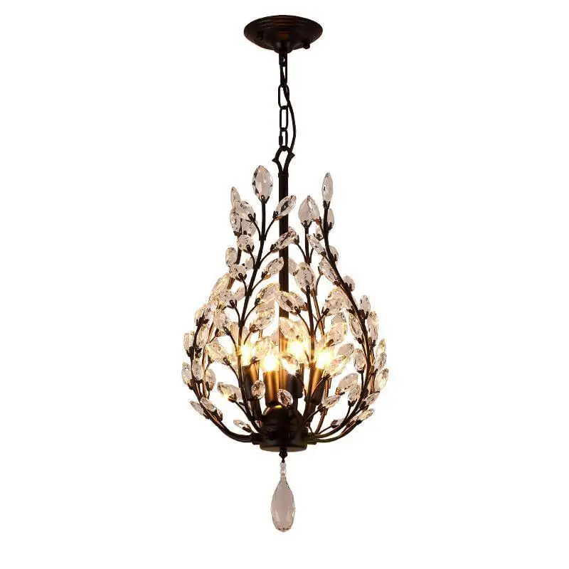 Quarto Crystal Industrieel Lampen современный блеск E Pendente Para Sala De Jantar декоративный подвесной