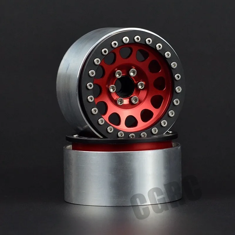 4 шт. 2 дюймов металлический обод колеса Beadlock для 1/10 RC Гусеничный автомобиль TRX4