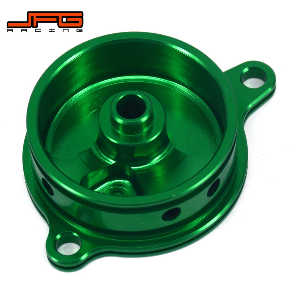Алюминиевый Масляный фильтр для мотоцикла CNC Крышка KAWASAKI KLX450R 2008-2015 KX250F KXF250 2005-2016