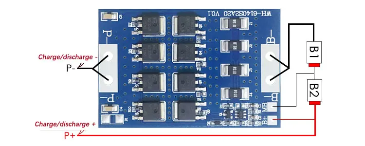 2S 20A Li Ion 8 4 V lipo DIY BMS PCM Защитная плата батареи bms pcm для литий ионного аккумулятора