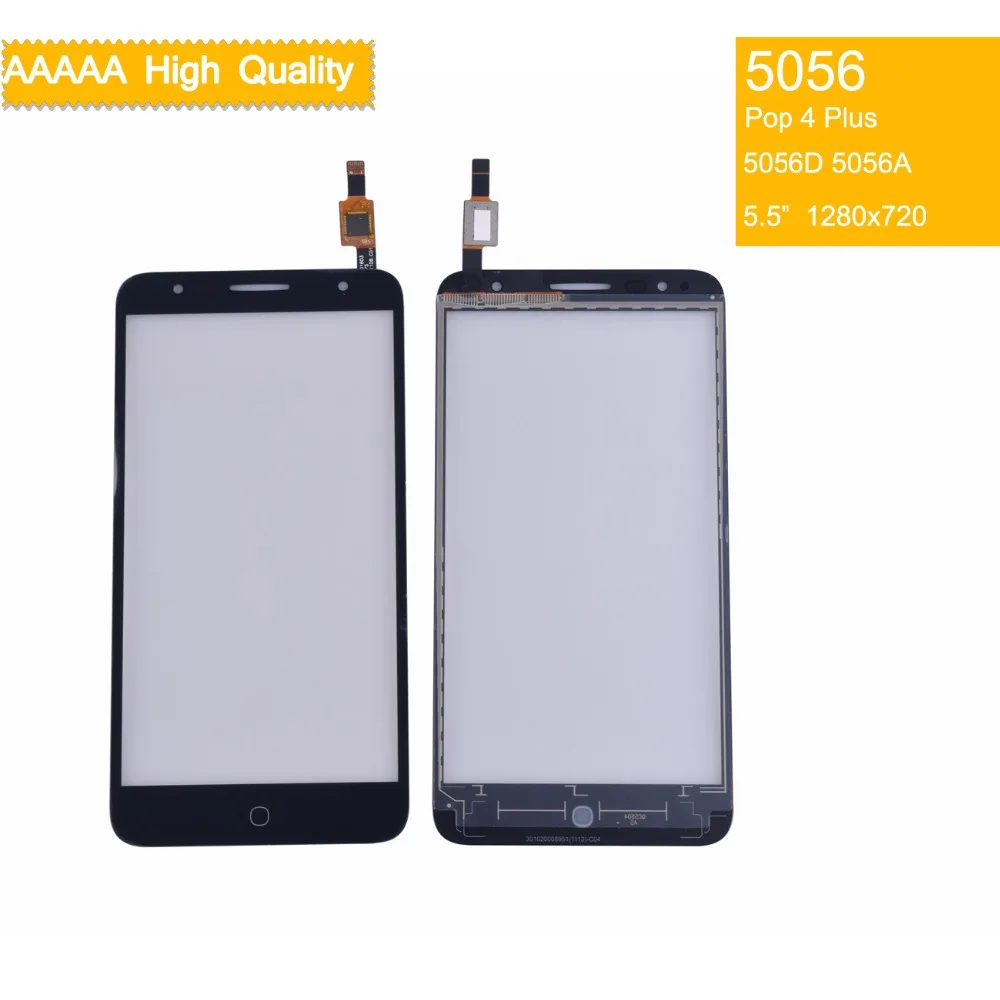 

10 шт./лот для Alcatel One Touch Pop 4 Plus OT5056 5056 5056D 5056E 5056T сенсорный экран Сенсорная панель Датчик дигитайзер переднее стекло