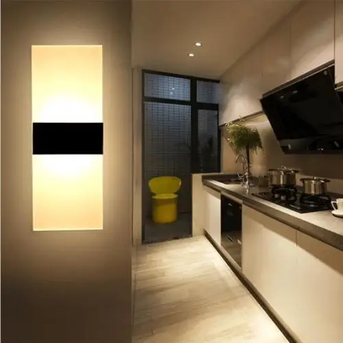 Современное светодиодное настенное освещение верхний куб комнатное и Уличное