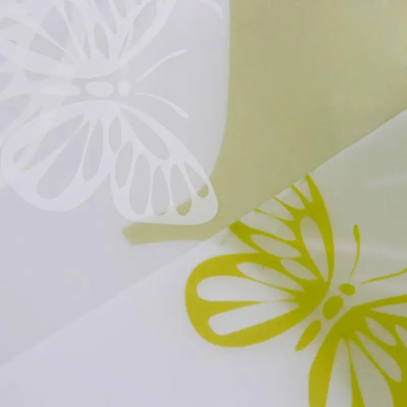 Водонепроницаемая ткань Товары для ванной занавеска Бабочка дерево 12 крючков PEVA