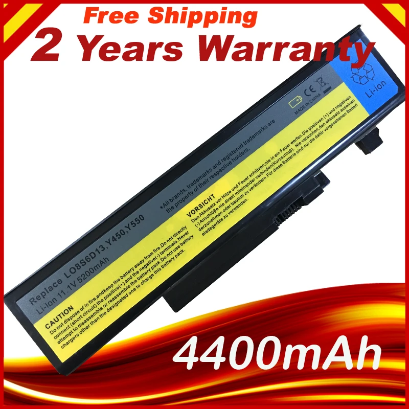 Аккумулятор для ноутбука Lenovo IdeaPad Y450 Y450A Y550 Y550A 55Y2054 L08L6D13 L08O6D13 L08S6D13 20020 4186 |