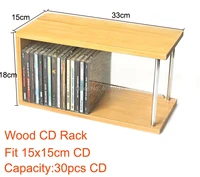 japanese style ps4 game disk rack fashion game cd box black gum record shelf bamboo cd rack cd storage