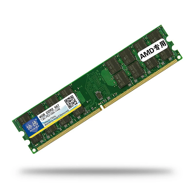 Xiede настольный компьютер оперативная память модуль Ddr2 667 Pc2-5300 240Pin Dimm 667Mhz |