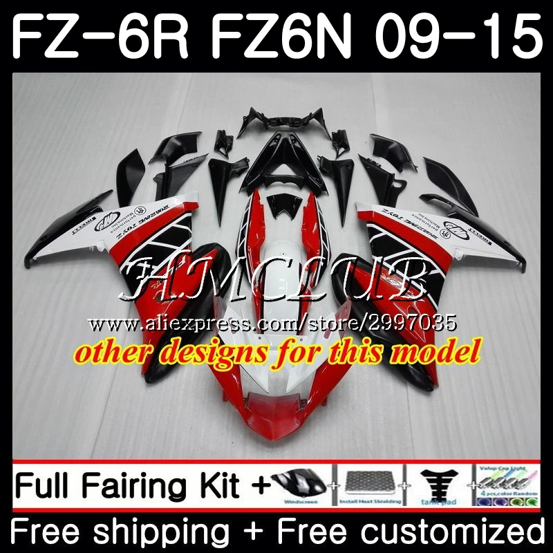 Корпус для YAMAHA FZ6N FZ 6R Stock red 2009 2010 2011 2012 2013 2014 22HC.15 FZ6 R FZ6R 09 10 11 12 13 14 15