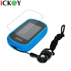 Защитный Небесно-Голубой чехол + Черный Съемный шейный ремешок с кольцом + Защита экрана для пеших прогулок, ручной GPS Garmin eTrex Touch 25 35 35T