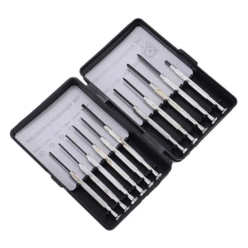 11 Piece Mini Precision Screwdriver Set - Jewellers Glasses Phone Repair Tool Parts | Инструменты
