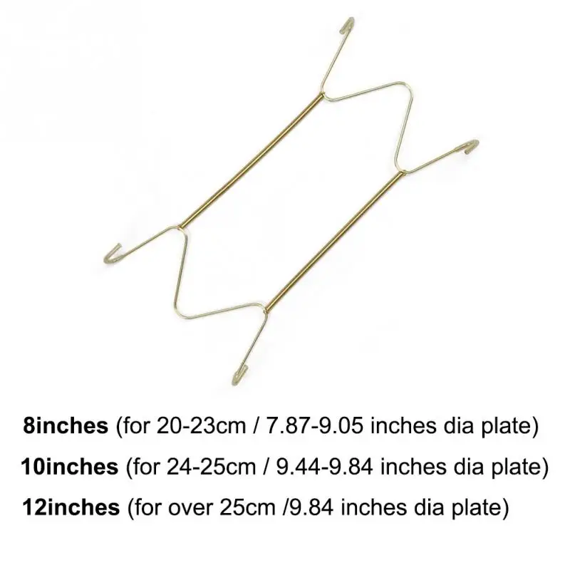 Новый дизайн искусство 8 10 12 дюймов настенный дисплей тарелка для посуды вешалка