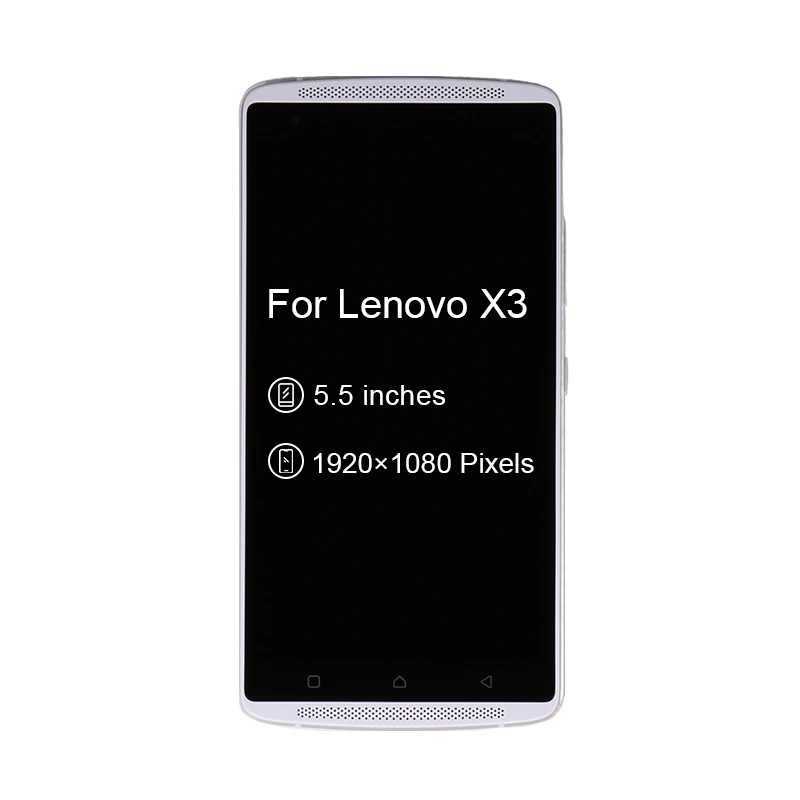 Для Lenovo Vibe X3 LCD Lemon X3c50 X3c70 дисплей сенсорный экран дигитайзер + рамка в сборе Pantalla