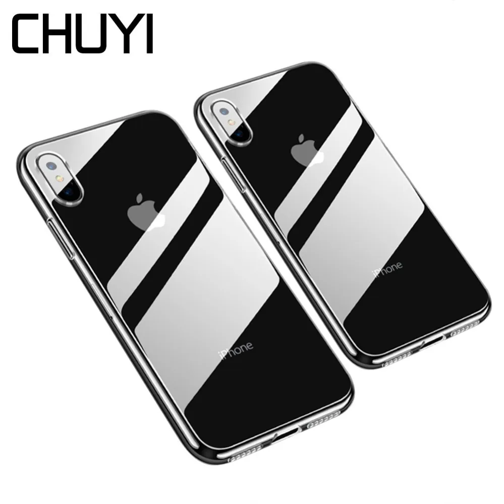 Роскошный стеклянный чехол для IPhone X XS MAX XR 10, ультратонкие  прозрачные стеклянные Чехлы для IPhone 6/7/8 Plus, чехол для телефона |  AliExpress