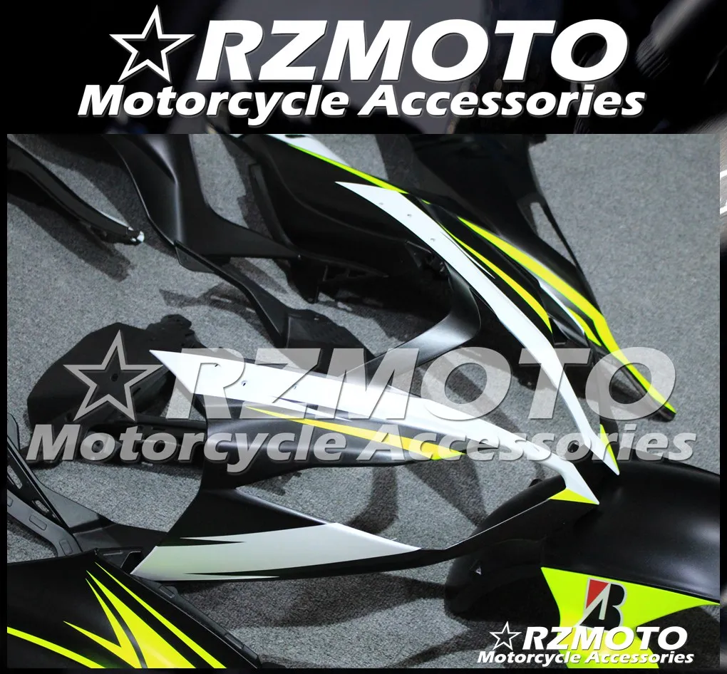 ABS обтекатель кузова комплект пригодный для Kawasaki Ninja ZX6R ZX6RR 13 14 15 16 17 18 ZX-6R ZX636 ZX 6R ZX6 R