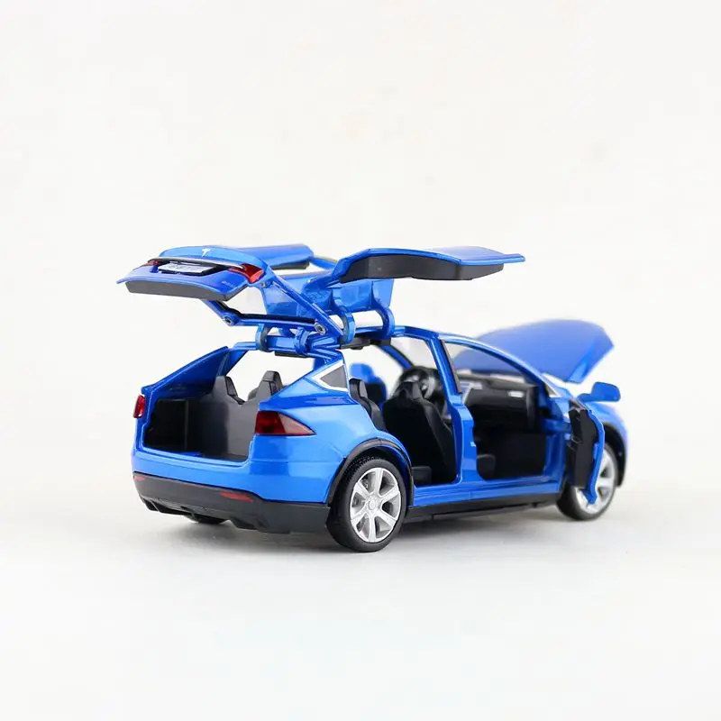 Модель игрушки под давлением Proswon/Масштаб 1:32/модель Tesla X90 SUV/машина со звуком